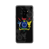Cook Islands Phone Case - Coat Of Arms Samsung Galaxy S9 Plus Black One Style - Polynesian Pride