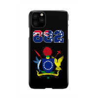 Cook Islands Phone Case - Coat of Arm Code iPhone 11 Pro Max One Size Black - Polynesian Pride