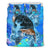 Hawaiian Big Turtle Swim In The Sea Polynesian Bedding Set Art - Polynesian Pride