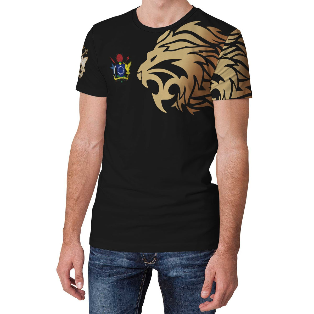 Cook Islands T Shirt Lion Style - Polynesian Pride