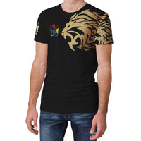 Cook Islands T Shirt Lion Style - Polynesian Pride
