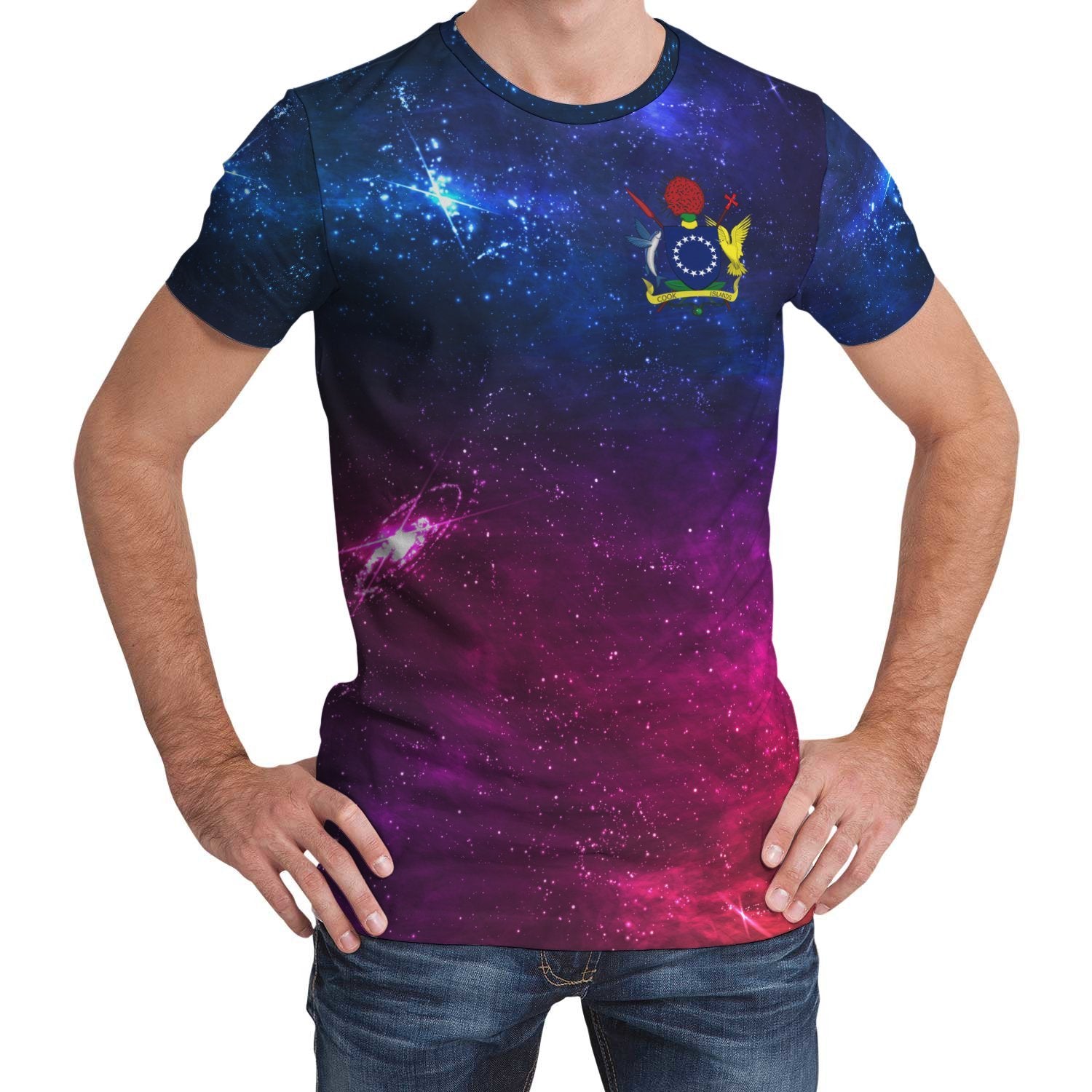 Cook Islands T Shirt Galaxy Unisex Galaxy - Polynesian Pride