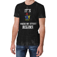 Cook Islands T Shirt Its Where My Story Begins - Polynesian Pride