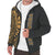 Tahiti (French Polynesia) Polynesian Personalised Custom Sherpa Hoodie - Gold Line - Polynesian Pride