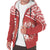 Tonga Polynesian Personalised Custom Sherpa Hoodie - Red Curve Version - Polynesian Pride