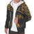 Tonga Polynesian Personalised Custom Sherpa Hoodie - Gold Curve Version - Polynesian Pride