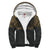 Tonga Polynesian Personalised Custom Sherpa Hoodie - Gold Horizontal Black - Gold - Polynesian Pride