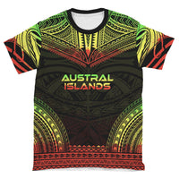Austral Islands T Shirt Austral Islands Polynesian Chief Reggae Version - Polynesian Pride