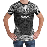 Guam T Shirt Guam Polynesian Chief Black Version Unisex Black - Polynesian Pride