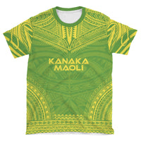 Polynesian Unisex T Shirt Kanaka Maoli Polynesian Chief Green Version - Polynesian Pride