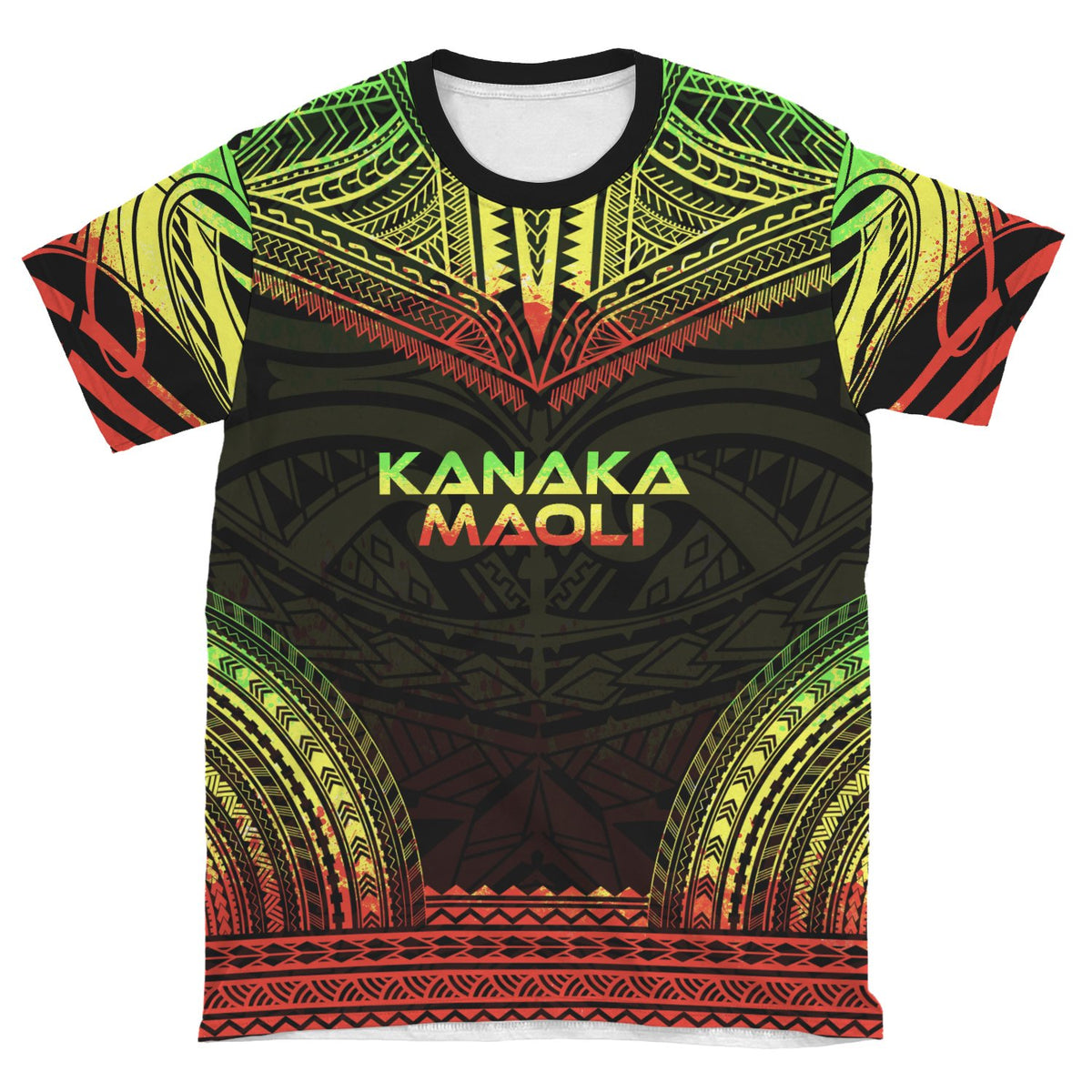 Polynesian Unisex T Shirt Kanaka Maoli Polynesian Chief Reggae Version - Polynesian Pride