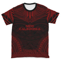 New Caledonia Unisex T Shirt New Caledonia Polynesian Chief Red Version - Polynesian Pride