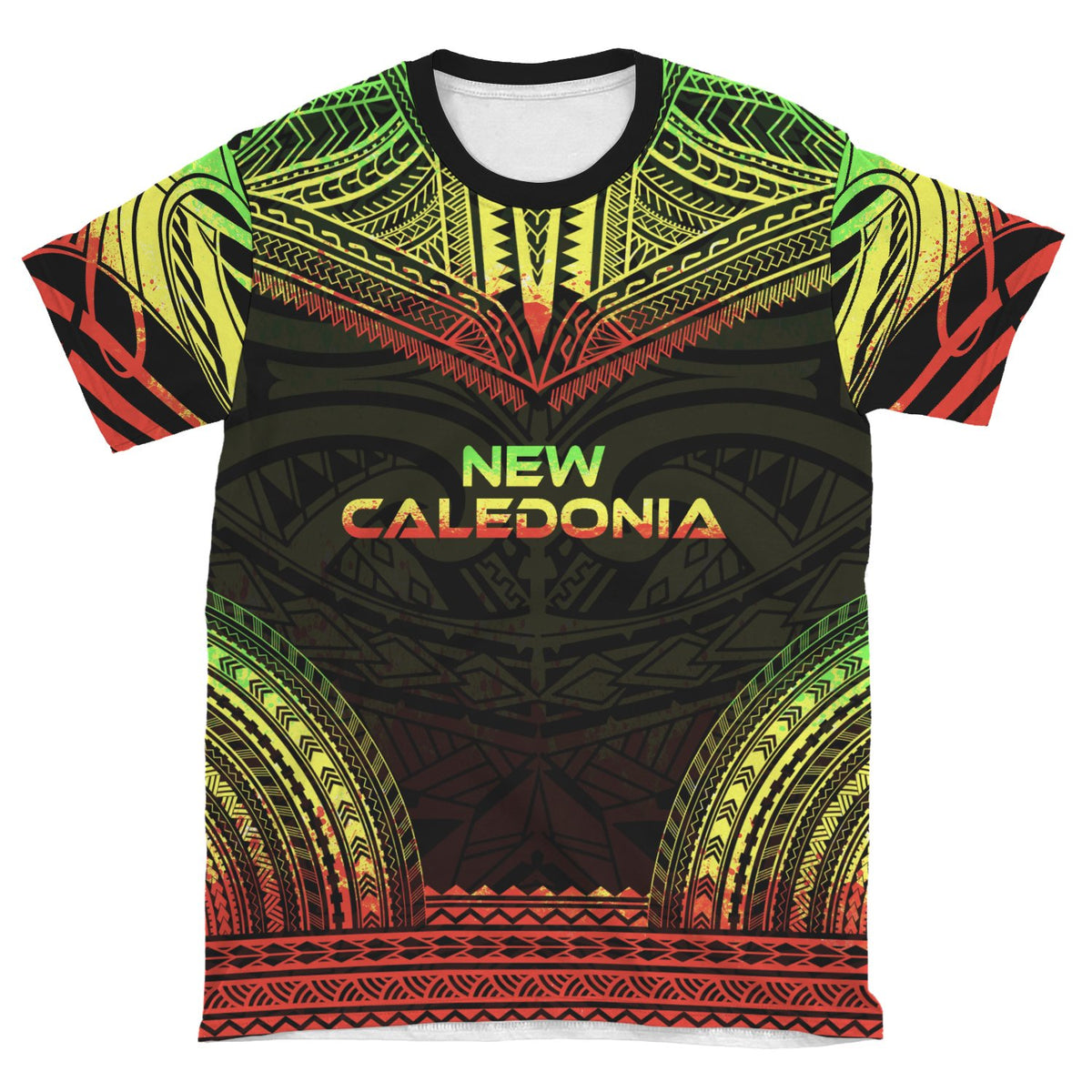New Caledonia Unisex T Shirt New Caledonia Polynesian Chief Reggae Version - Polynesian Pride