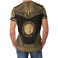 Northern Mariana Islands Unisex T Shirt C N M I Polynesian Chief Gold Version - Polynesian Pride