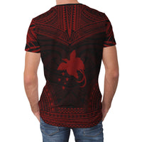 Papua New Guinea Unisex T Shirt Papua New Guinea Polynesian Chief Red Version - Polynesian Pride