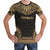 Tuvalu T Shirt Tuvaluan Polynesian Chief Gold Version Unisex Gold - Polynesian Pride