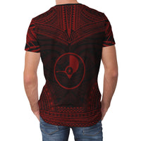 Yap T Shirt Yap Polynesian Chief Red Version - Polynesian Pride