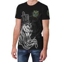 Cook Islands T Shirt Lion with Crown (Womens/Mens) - Polynesian Pride