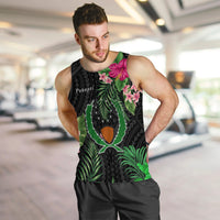 Pohnpei Micronesia Men Tank Top Tropical Flowers LT13 - Polynesian Pride