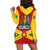 Grenada Hoodie Dress Keep Calm and Love Grenada LT13 - Polynesian Pride