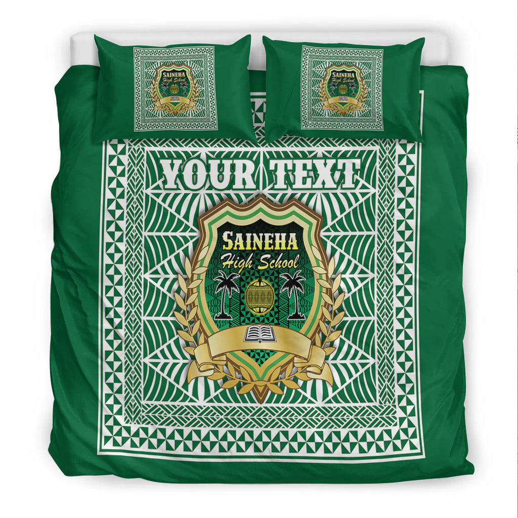 (Custom Personalised) Saineha High School Bedding Set Tonga Pattern LT4 - Polynesian Pride