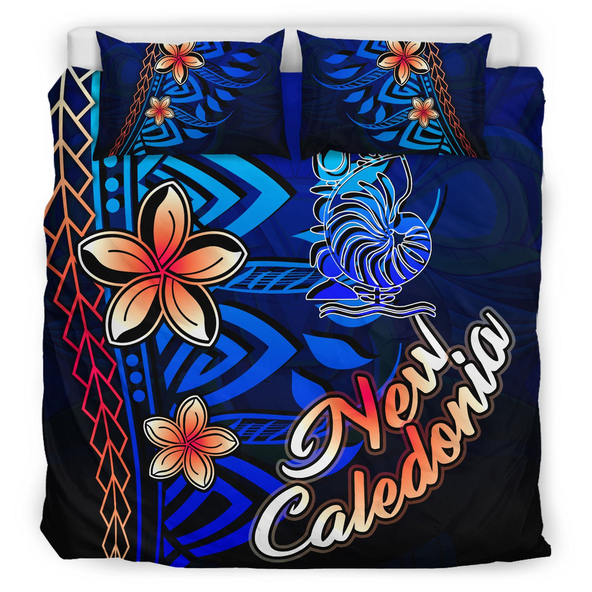 New Caledonia Bedding Set - Vintage Tribal Mountain - Polynesian Pride