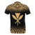 Hawaii All Over T Shirt Hawaii Kanaka Maoli Polynesian Tattoo Style Style Fog Style Gold - Polynesian Pride