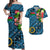 Vanuatu Sanma Matching Hawaiian Shirt and Dress Independence Be Proud LT8 Blue - Polynesian Pride