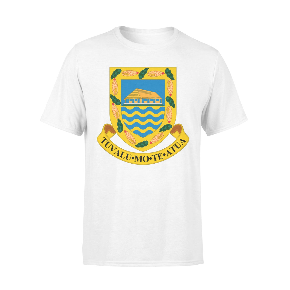 Tuvalu T Shirt Tuvaluan Coat of Arm - Polynesian Pride