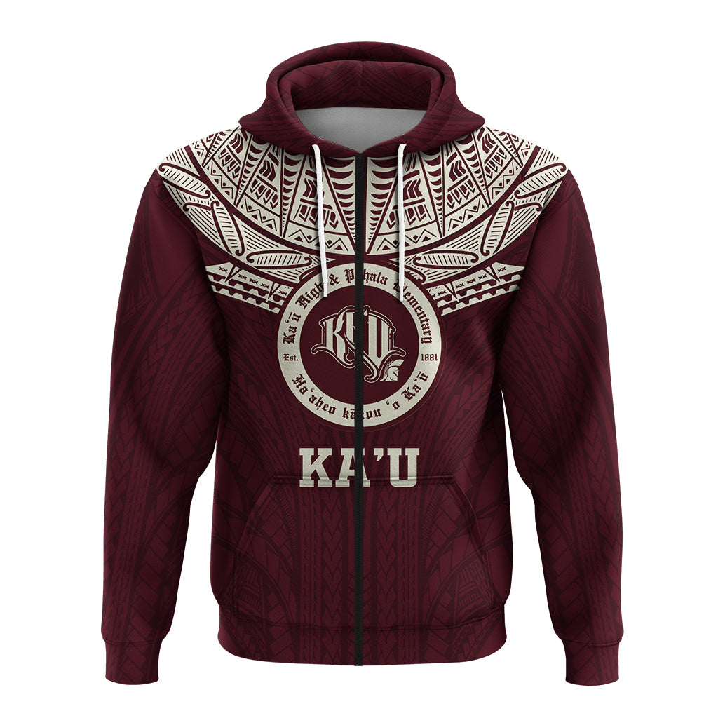 Hawaii Kau High & Pahala Elementary School Pride Hoodie LT12 - Polynesian Pride