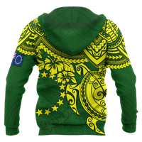 Cook Islands Hoodie Polynesian Turtle - Polynesian Pride