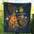 New Caledonia Polynesian Premium Quilt - Legend of New Caledonia (Blue) - Polynesian Pride