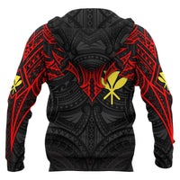 Hawaii Custom Zip up Hoodie Polynesian Whale Tail - Polynesian Pride
