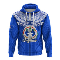 Custom Northern Mariana Islands Guguan Zip Hoodie LT12 - Polynesian Pride