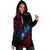 Guam Hoodie Dress - KingFisher Bird With Map - Polynesian Pride