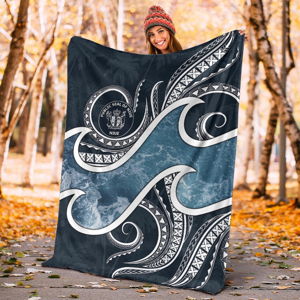 Niue Polynesian Premium Blanket - Ocean Style - Polynesian Pride