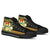 Kiribati High Top Shoes - Polynesian Gold Patterns Collection - Polynesian Pride