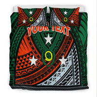 (Custom Personalised) Vanuatu Penama Province Tribal Pattern Bedding Set - LT12 - Polynesian Pride