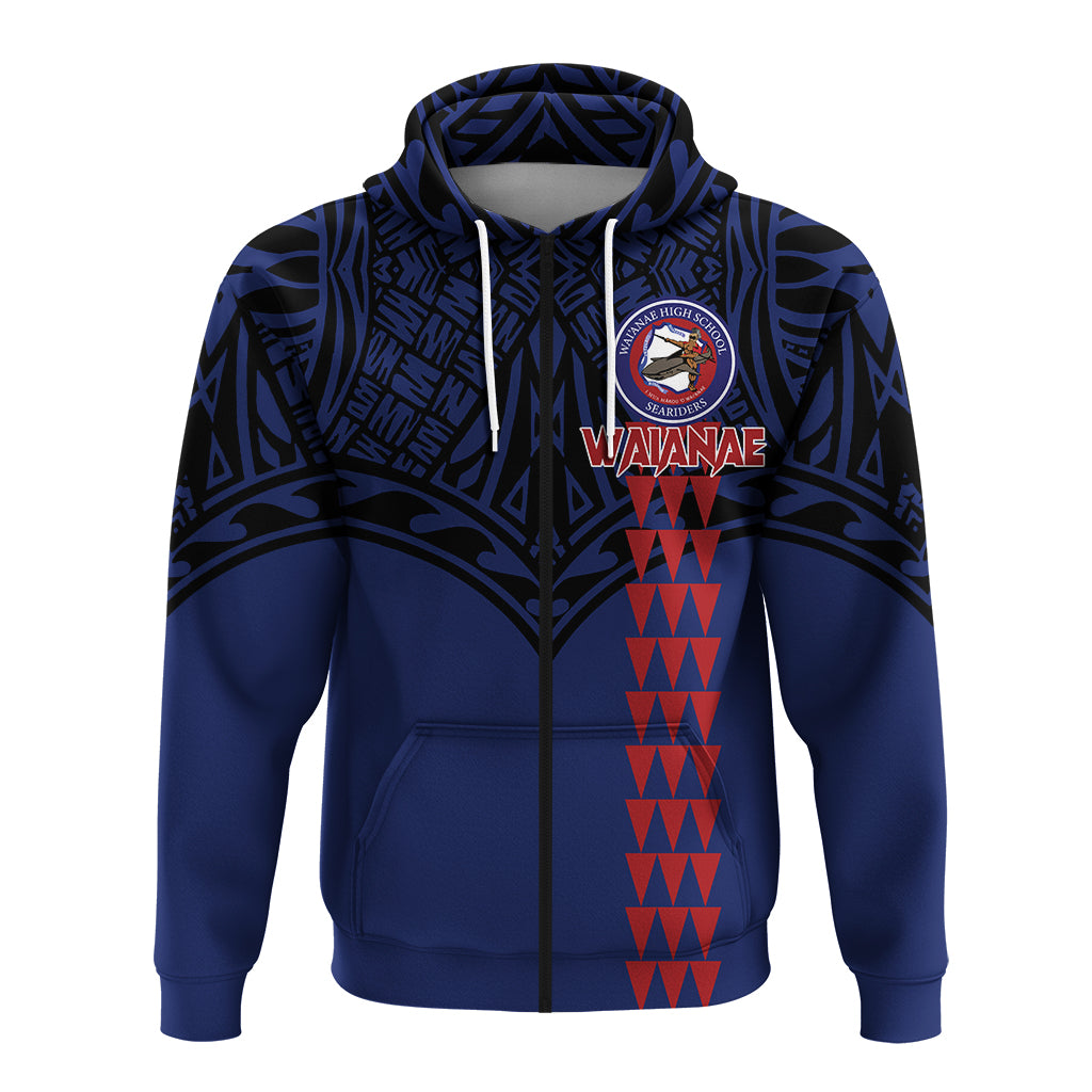 Waianae High School Pride Zip up Hoodie LT12 - Polynesian Pride