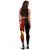 New Caledonia Polynesian Legging - Coat Of Arm With Hibiscus - Polynesian Pride