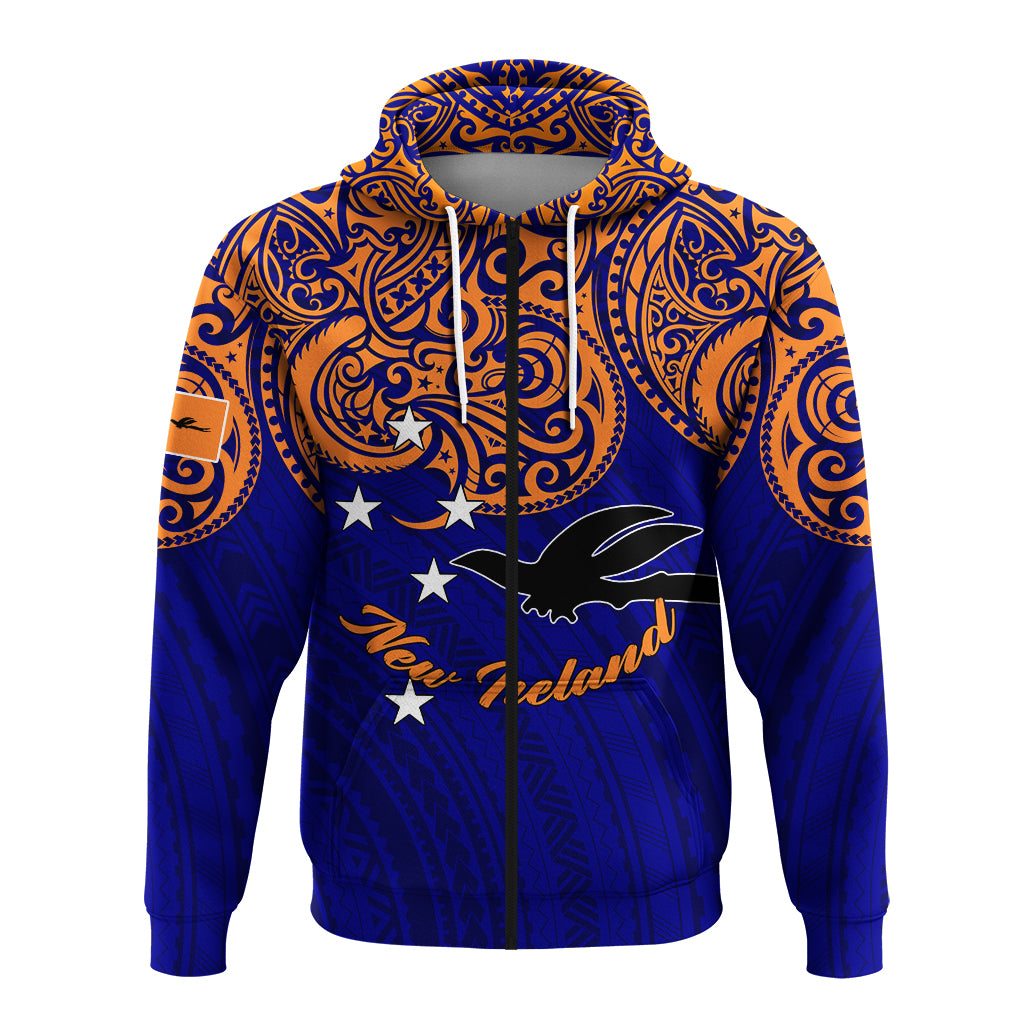 Custom Papua New Guinea New Ireland Pride Zip Hoodie LT12 - Polynesian Pride