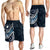 Marshall Islands Polynesian Men's Shorts - Ocean Style - Polynesian Pride