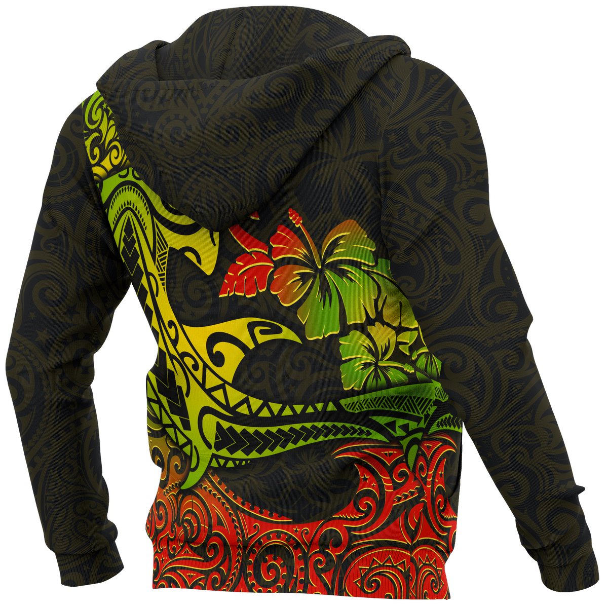 Hawaii Hoodie Polynesian Hammerhead Shark - Polynesian Pride