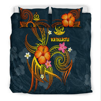 Vanuatu Polynesian Bedding Set - Legend of Vanuatu (Blue) - Polynesian Pride