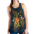 Niue Polynesian Women's Racerback Tank - Legend of Niue (Blue) - Polynesian Pride