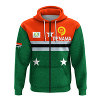 Vanuatu Penama Province Zip up Hoodie Flag Style LT12 - Polynesian Pride