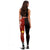 Papua New Guinea Polynesian Custom Personalised Legging - Coat Of Arm With Hibiscus - Polynesian Pride