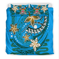 Fiji Bedding Set - Spring Style Blue Color - Polynesian Pride