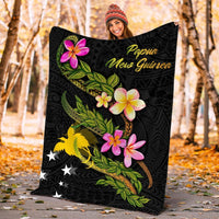 Papua New Guinea Polynesian Blanket - Plumeria Tribal - Polynesian Pride