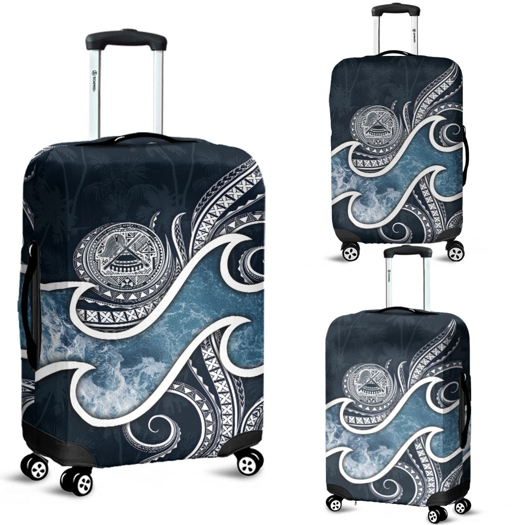 American Samoa Polynesian Luggage Covers - Ocean Style - Polynesian Pride